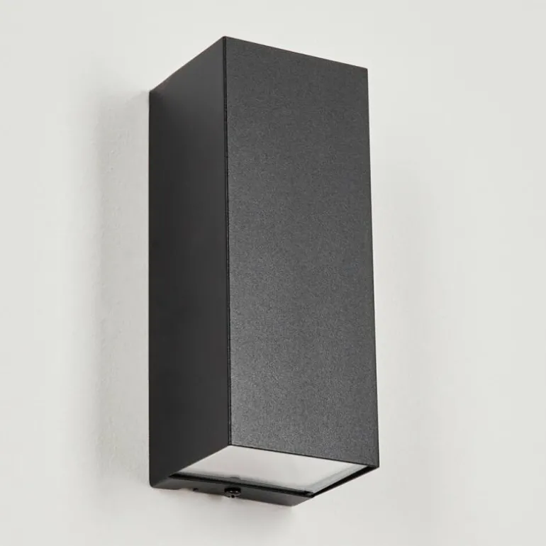 Applique murale d'extérieur Bogachie LED Noir, 1 lumière