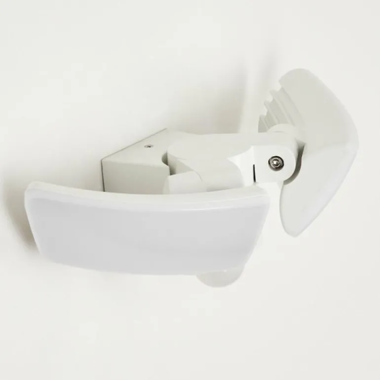 Applique murale d'extérieur Carnetin LED Blanc, 2 lumières, Détecteur de mouvement