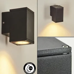 Applique murale d'extérieur Kastari Anthracite, 1 lumière
