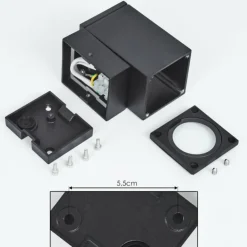 Applique murale d'extérieur Kastari Anthracite, 1 lumière