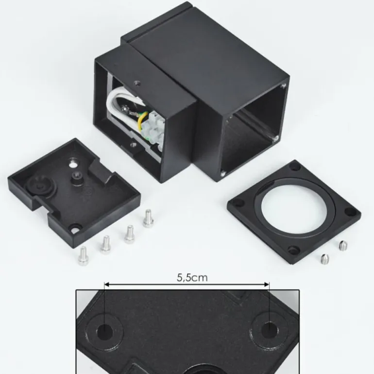 Applique murale d'extérieur Kastari Anthracite, 1 lumière