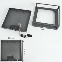 Applique murale d'extérieur Nonza LED Anthracite, 1 lumière