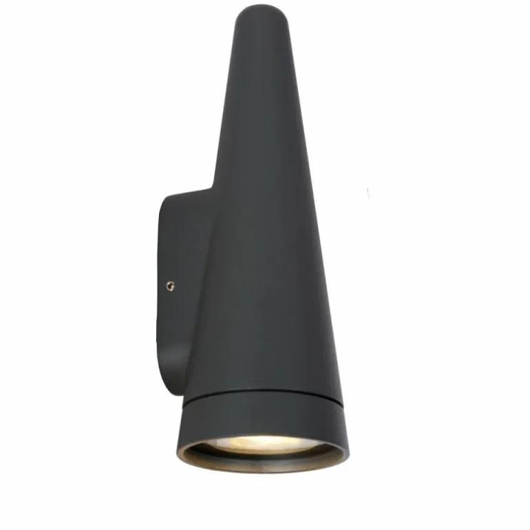 Applique murale d'extérieur Lucide WIZARD Anthracite, 1 lumière
