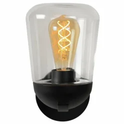 Applique murale d'extérieur Lucide TULSA Noir, 1 lumière