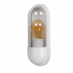 Applique murale d'extérieur Lucide CAPSULE Blanc, 1 lumière