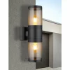 Applique murale d'extérieur Globo XELOO Noir, 2 lumières