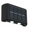 Applique murale d'extérieur Globo SOLAR LED Noir, 4 lumières