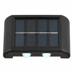 Applique murale d'extérieur Globo SOLAR LED Noir, 4 lumières