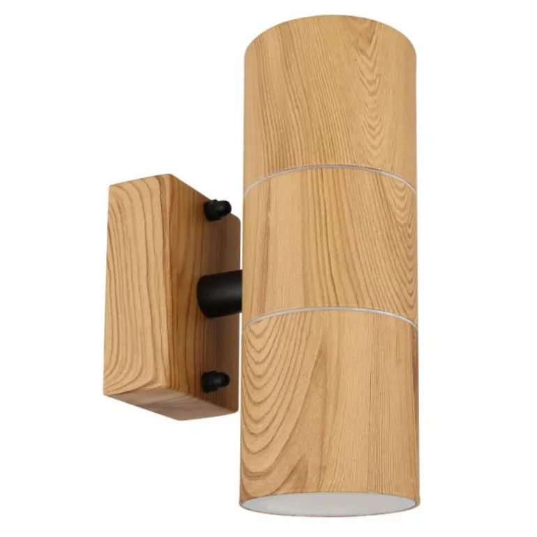 Applique murale d'extérieur Globo STYLE Couleur bois, 2 lumières