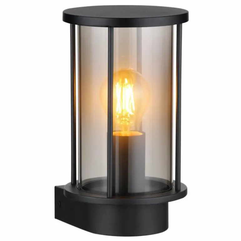 Applique murale d'extérieur Globo GRACEY Noir, 1 lumière
