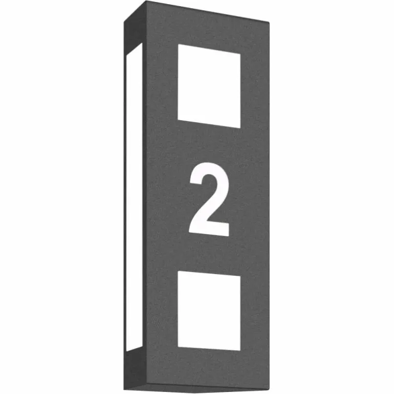 Applique murale d'extérieur CMD AQUA LEGENDO Anthracite, 2 lumières