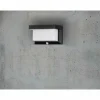 Applique murale d'extérieur Eglo Z_SOLAR LED Noir, 32 lumières, Détecteur de mouvement