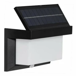 Applique murale d'extérieur Eglo Z_SOLAR LED Noir, 32 lumières, Détecteur de mouvement