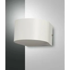 Applique murale d'extérieur Fabas Luce Lao LED Blanc, 1 lumière