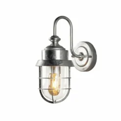 Applique murale d'extérieur Konstsmide Cerignola Argenté, 1 lumière