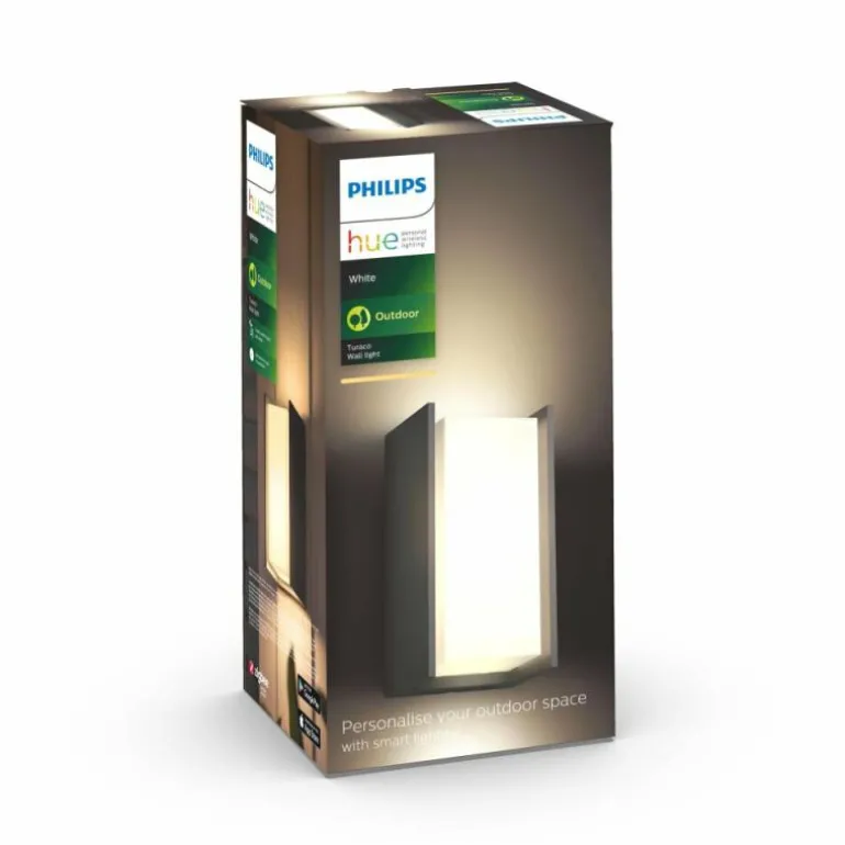 Applique murale d'extérieur set x 2 Philips Hue Turaco LED Anthracite, 1 lumière