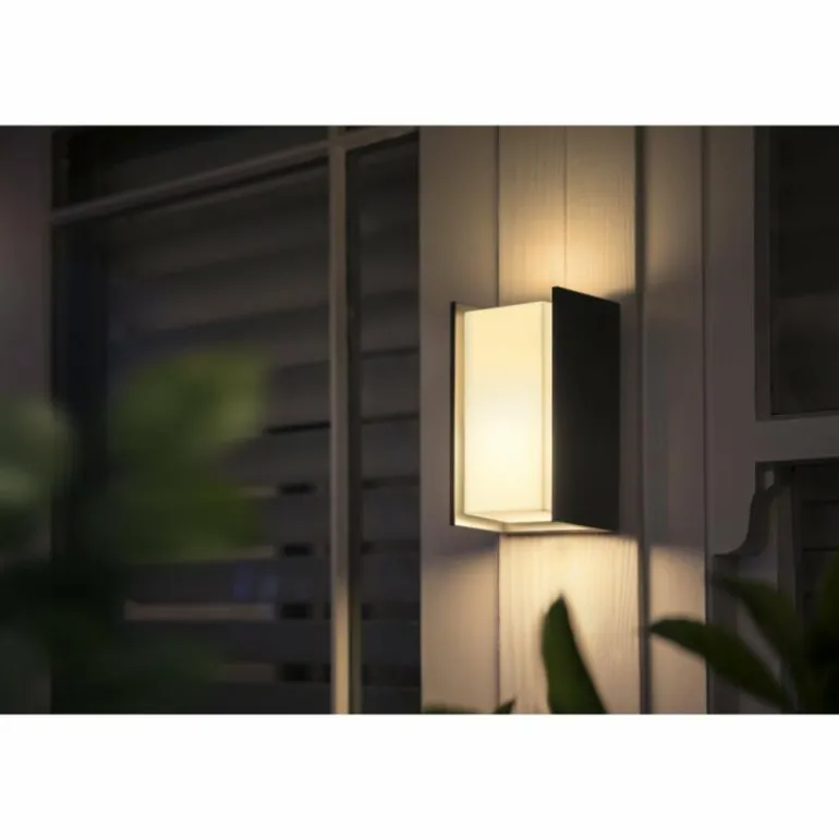 Applique murale d'extérieur set x 2 Philips Hue Turaco LED Anthracite, 1 lumière