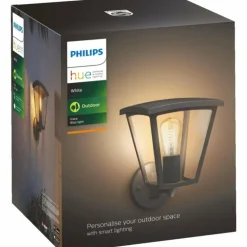 Applique murale d'extérieur Philips Hue White Inara LED Noir, 1 lumière
