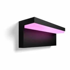 Applique murale d'extérieur Philips Hue Nyro LED Noir, 1 lumière, Changeur de couleurs