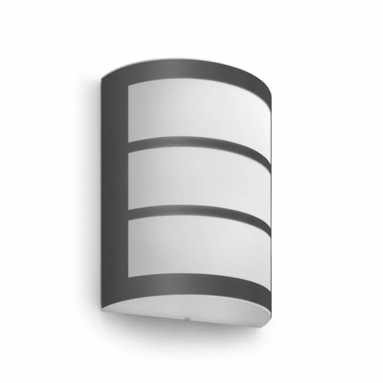 Applique murale d'extérieur Philips Python LED Anthracite, 1 lumière