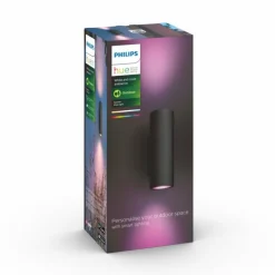 Applique murale d'extérieur set x 2 Philips Hue Appear LED Noir, 2 lumières, Changeur de couleurs