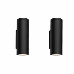 Applique murale d'extérieur set x 2 Philips Hue Appear LED Noir, 2 lumières, Changeur de couleurs