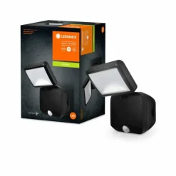 Applique murale d'extérieur LEDVANCE Battery Noir, 1 lumière, Détecteur de mouvement