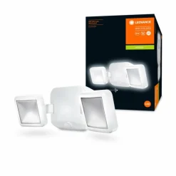 Applique murale d'extérieur LEDVANCE Battery Blanc, 2 lumières, Détecteur de mouvement