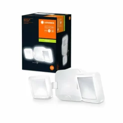 Applique murale d'extérieur LEDVANCE Battery Blanc, 2 lumières, Détecteur de mouvement