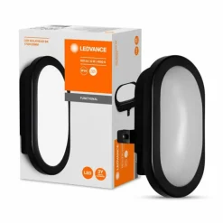 Applique murale d'extérieur LEDVANCE BULKHEAD Noir, 1 lumière