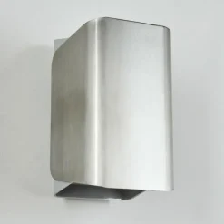 Applique murale d'extérieur Bafueiras LED Nickel mat, Blanc, 1 lumière, Télécommandes, Changeur de couleurs