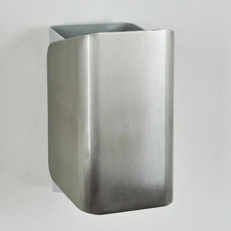 Applique murale d'extérieur Bafueiras LED Nickel mat, Blanc, 1 lumière, Télécommandes, Changeur de couleurs