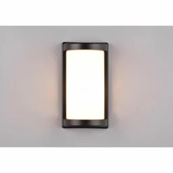 Applique murale d'extérieur Reality Puelo Noir, 1 lumière