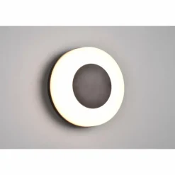 Applique murale d'extérieur Reality Morena LED Noir, Blanc, 1 lumière