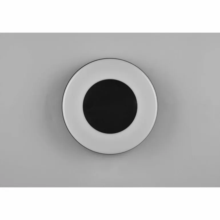 Applique murale d'extérieur Reality Morena LED Noir, Blanc, 1 lumière