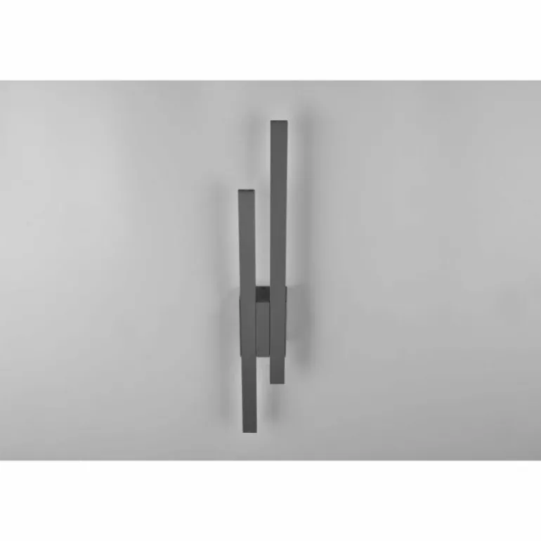 Applique murale d'extérieur Trio Tawa LED Anthracite, 2 lumières