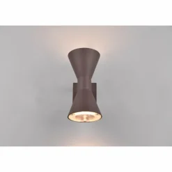 Applique murale d'extérieur Trio Ardas Rouille, 2 lumières
