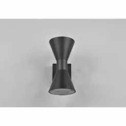 Applique murale d'extérieur Trio Ardas Noir, 2 lumières