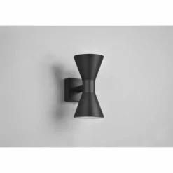 Applique murale d'extérieur Trio Ardas Noir, 2 lumières