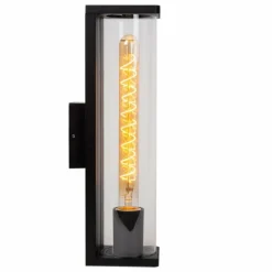 Applique murale d'extérieur Lucide SLIGO Noir, 1 lumière