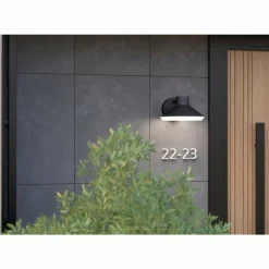 Applique murale d'extérieur Eglo NINNARELLA LED Noir, 1 lumière