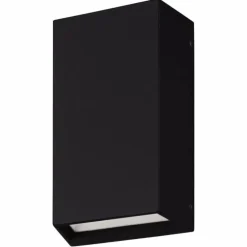 Applique murale d'extérieur Eglo SPONGANO LED Noir, 2 lumières