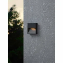 Applique murale d'extérieur Eglo MARUGGIO LED Noir, 1 lumière