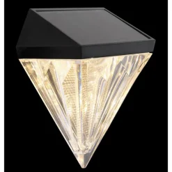 Applique murale d'extérieur Globo SOLAR LED Noir, 1 lumière