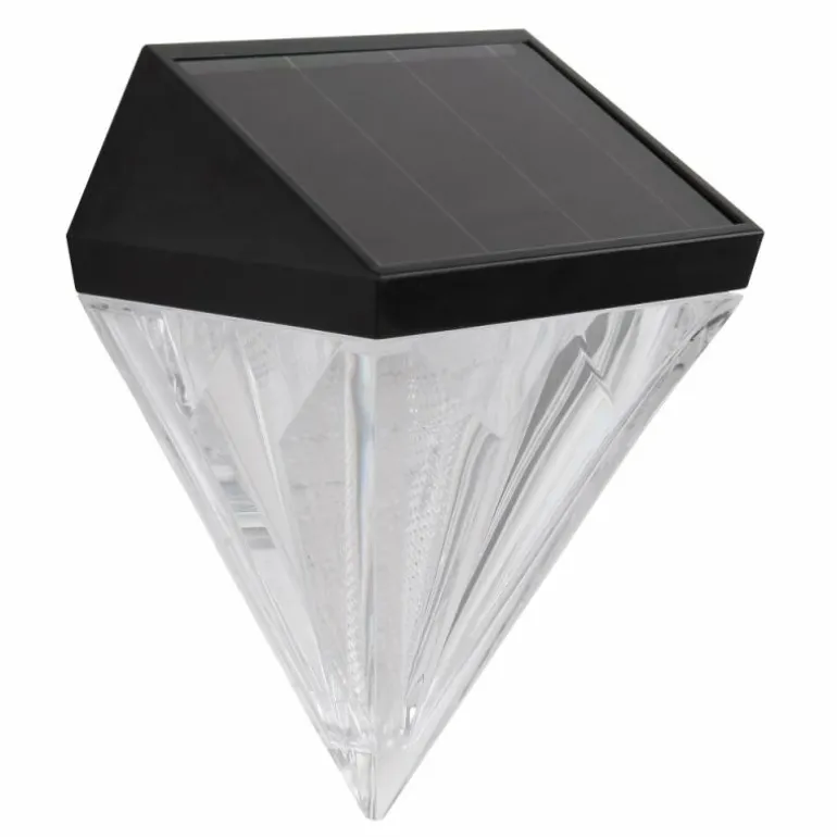 Applique murale d'extérieur Globo SOLAR LED Noir, 1 lumière