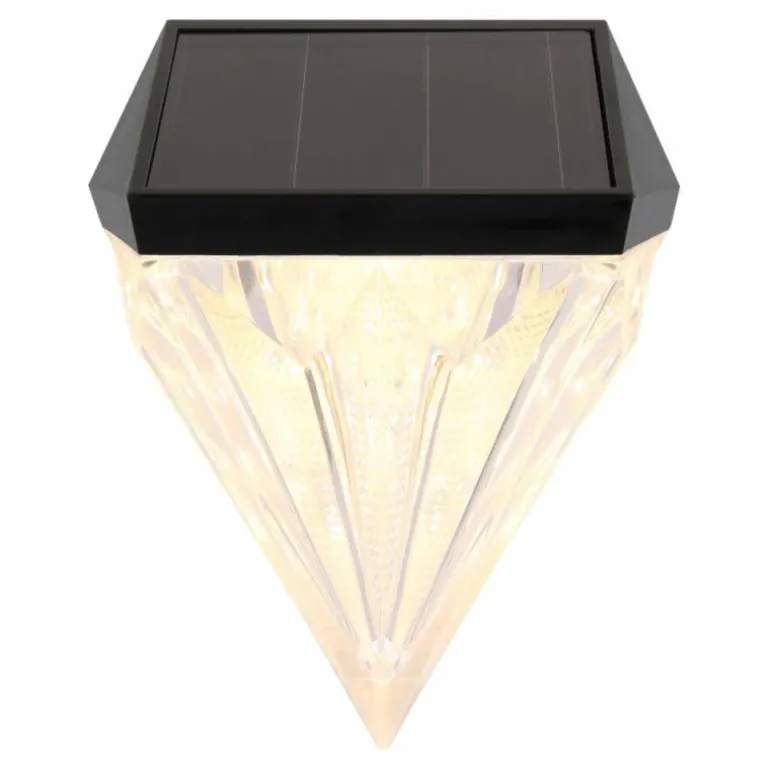 Applique murale d'extérieur Globo SOLAR LED Noir, 1 lumière