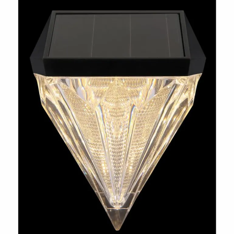 Applique murale d'extérieur Globo SOLAR LED Noir, 1 lumière