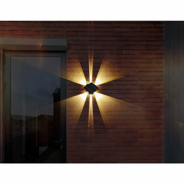 Applique murale d'extérieur Globo SOLAR LED Noir, 1 lumière