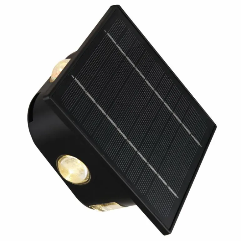 Applique murale d'extérieur Globo SOLAR LED Noir, 1 lumière