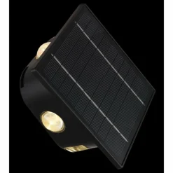 Applique murale d'extérieur Globo SOLAR LED Noir, 1 lumière